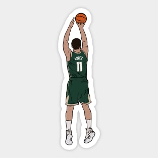 Brook Lopez 3 Pointer Sticker